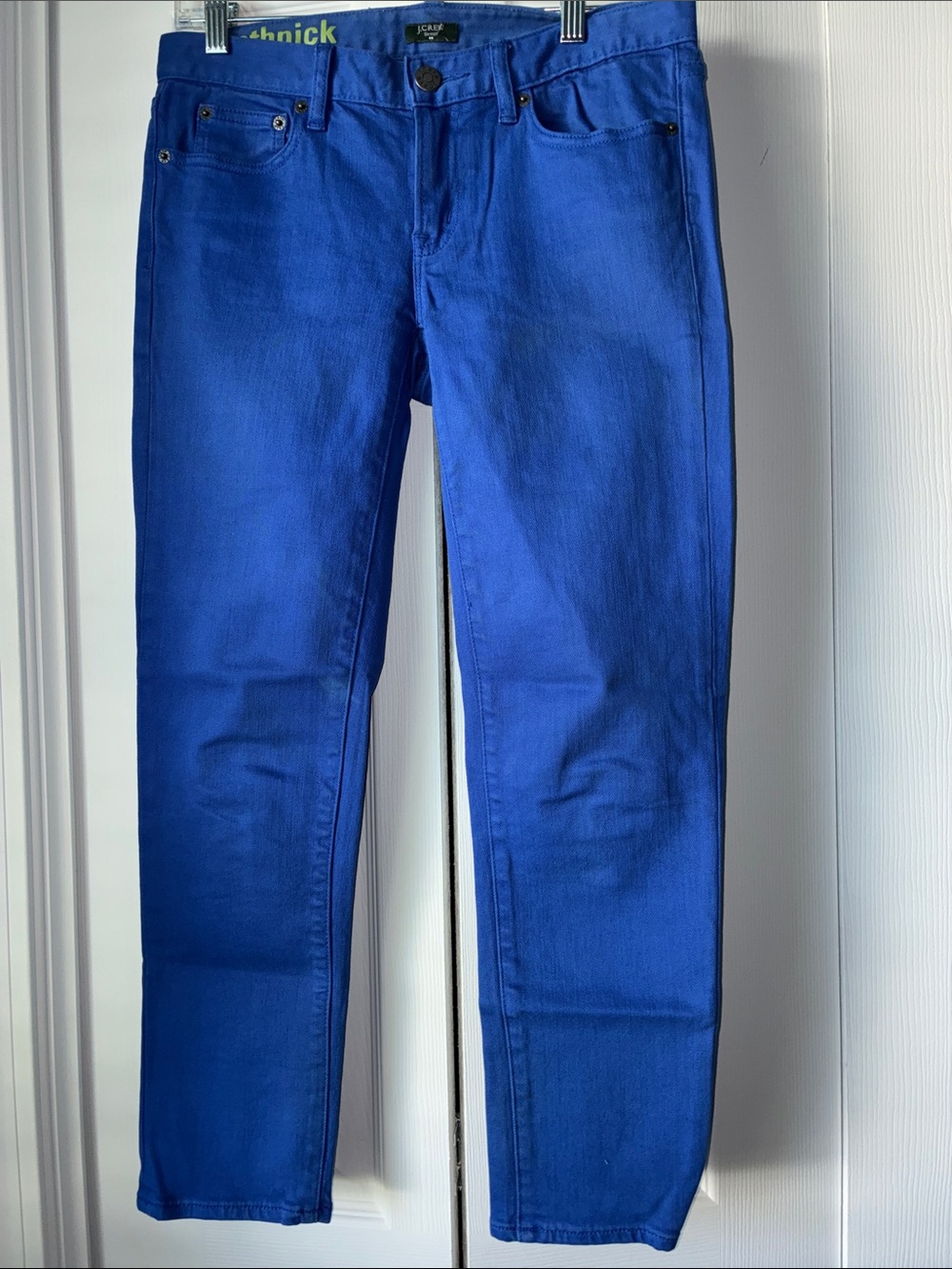 J. Crew Women’s Skinny Jeans in Cobalt Blue